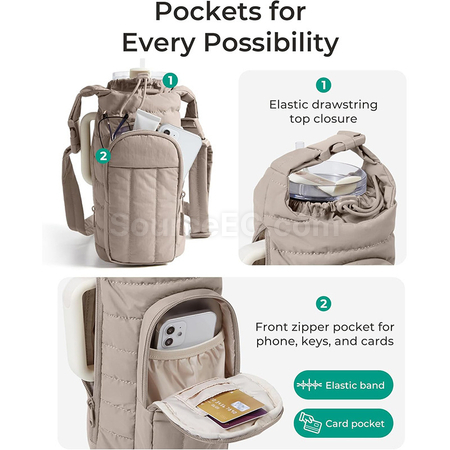 禮品訂造旅行斜跨Travel Crossbody Water Bottle Bag水杯包紀念品
