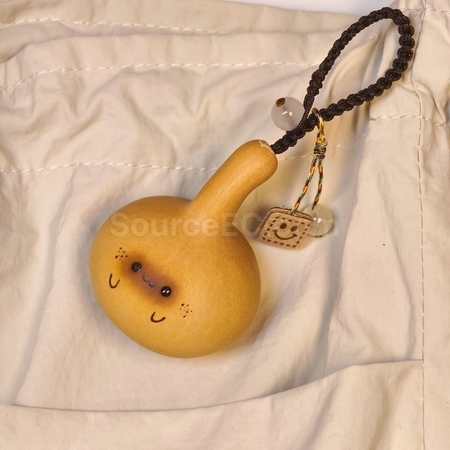 禮品訂造天然葫蘆掛件鑰匙圈紀念品