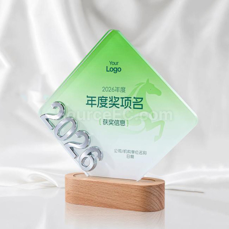 禮品訂造2026水晶獎座紀念品