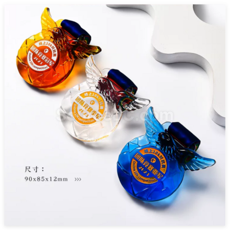 禮品訂造琉璃獎牌紀念品