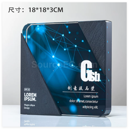 禮品訂造水晶大理石獎座紀念品