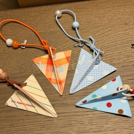禮品訂造布藝紙飛機掛件鑰匙圈紀念品