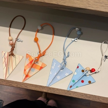 禮品訂造布藝紙飛機掛件鑰匙圈紀念品