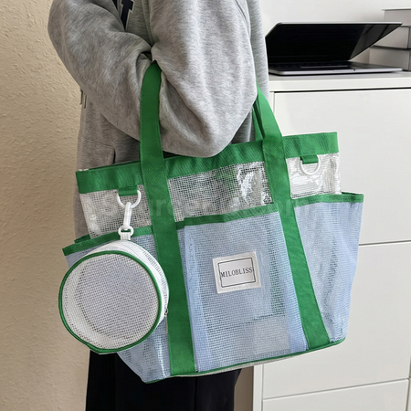 禮品訂造乾濕分離便攜沙灘袋紀念品