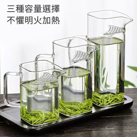 禮品訂造月牙過濾玻璃茶壺玻璃杯套裝紀念品