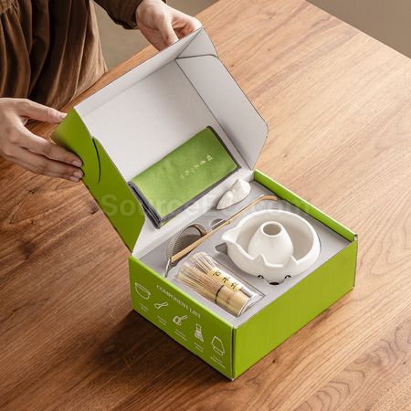 禮品訂造抹茶禮盒套裝紀念品