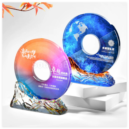 禮品訂造水晶獎座紀念品