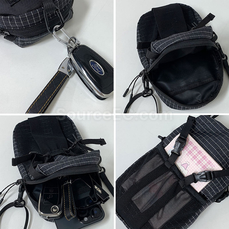 禮品訂造附屬戶外肩帶手機包紀念品