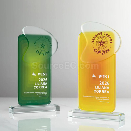 禮品訂造水晶獎座紀念品