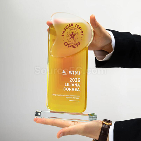 禮品訂造水晶獎座紀念品