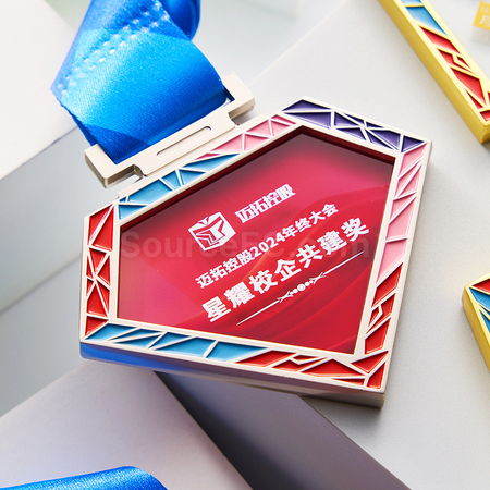 禮品訂造金屬水晶獎牌紀念品
