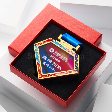 禮品訂造金屬水晶獎牌紀念品