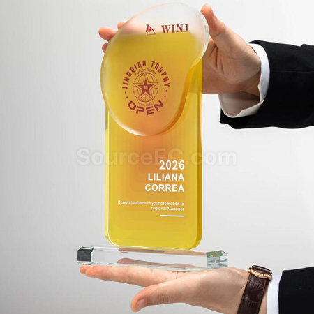 禮品訂造水晶獎座紀念品