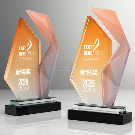 禮品訂造水晶獎座紀念品