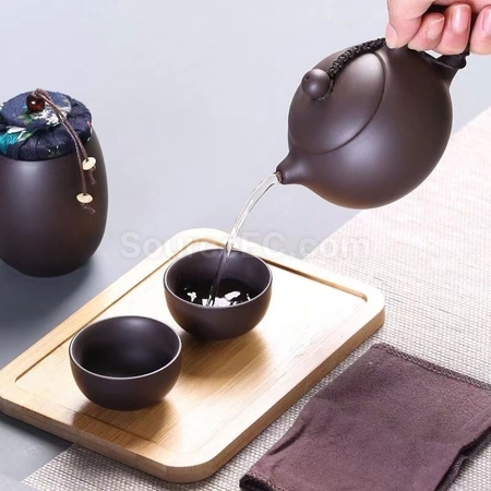 禮品訂造紫砂旅行茶具套裝紀念品
