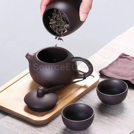 禮品訂造紫砂旅行茶具套裝紀念品