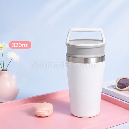 禮品訂造手提隨行咖啡杯不鏽鋼保溫杯紀念品