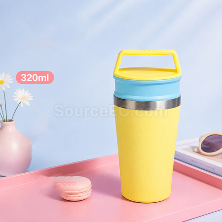 禮品訂造手提隨行咖啡杯不鏽鋼保溫杯紀念品