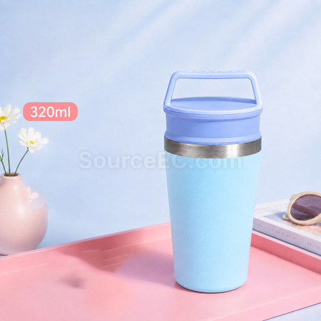 禮品訂造手提隨行咖啡杯不鏽鋼保溫杯紀念品