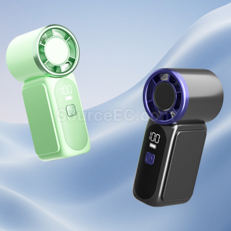 禮品訂造USB充電續航渦輪便攜式戶外小風扇紀念品