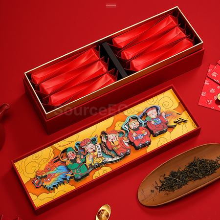 禮品訂造紙雕茗茶禮盒紀念品