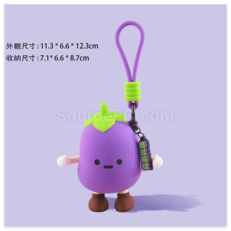 禮品訂造蔬菜造型零錢包紀念品