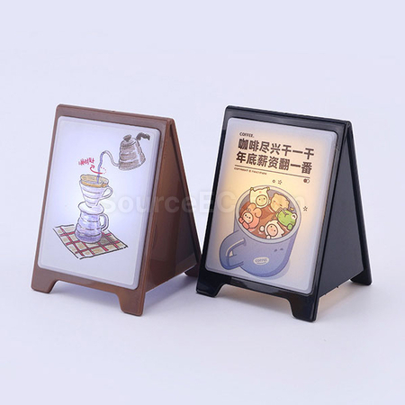 三角形發光亞克力立牌