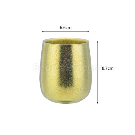 禮品訂造純鈦冰花鵝蛋杯紀念品