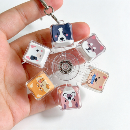 禮品訂造旋轉解壓鍵盤紀念品