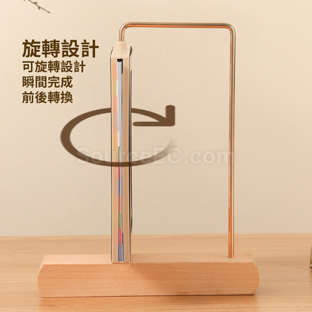 禮品訂造創意相框鐵藝實木桌曆紀念品