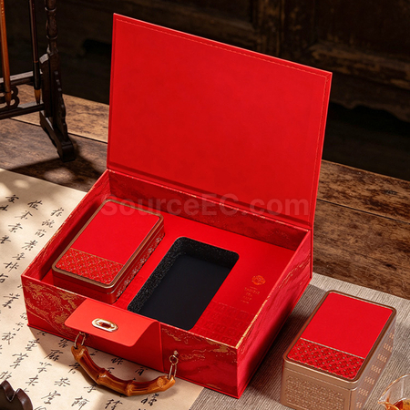 禮品訂造平安納福茶葉禮盒紀念品