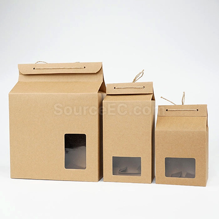 禮品訂造復古風牛皮卡盒茶葉包裝紀念品