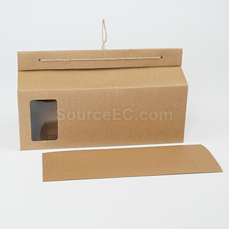禮品訂造復古風牛皮卡盒茶葉包裝紀念品