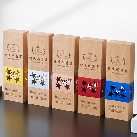 禮品訂造創意木獎座紀念品
