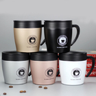 330ML 不銹鋼帶手柄保溫杯商務辦公保溫杯咖啡杯