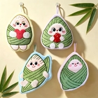 禮品訂造卡通粽子擦手毛巾紀念品