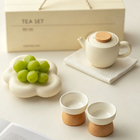 禮品訂造奶油風功夫茶具禮盒組紀念品